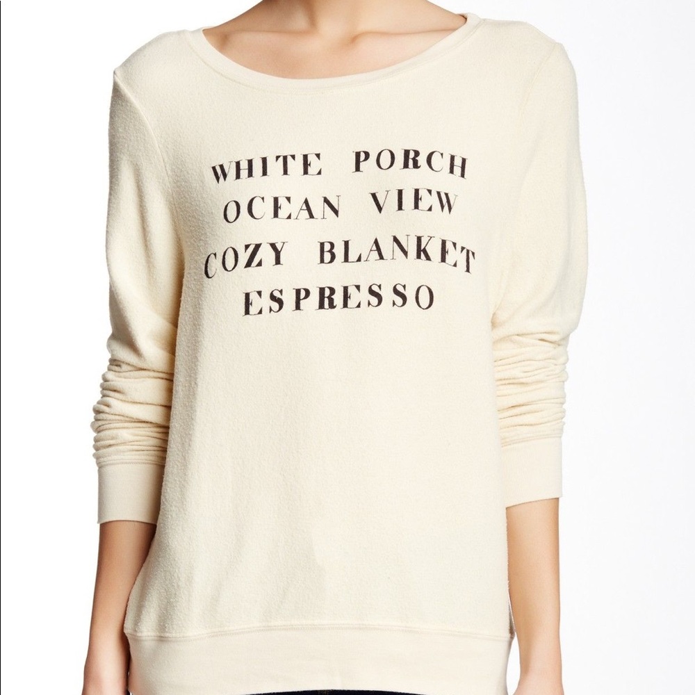 Wildfox white sweater